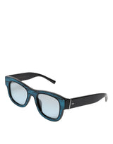 Dolce & Gabbana Blue Black Marbled Metal DG2215K Eyewear Sunglasses