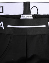 Dolce & Gabbana Black Cotton Stretch Regular Brief Underwear