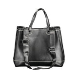 BYBLOS Black Polyurethane Women Handbag