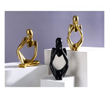 Mini Abstract Character Ornament for Creative Home Decor