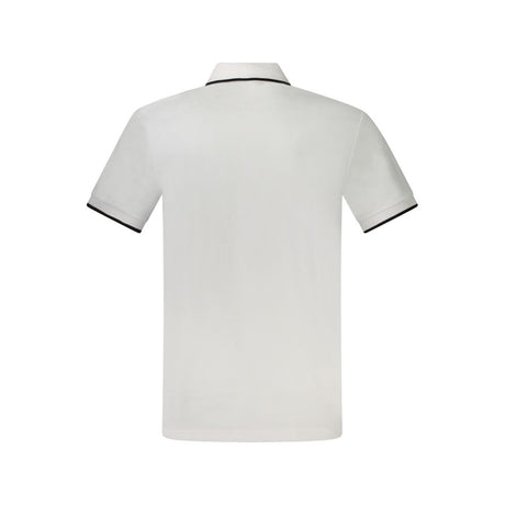 Hugo Boss White Cotton Men Polo Shirt