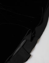 Dolce & Gabbana Black High Waist Fit Flared Midi Skirt