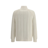 Brunello Cucinelli White Cashmere Coat