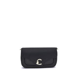 Coccinelle Black Calf Leather Bos Taurus Shoulder Bag