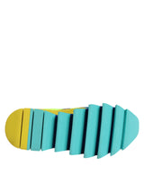 Dolce & Gabbana Multicolor Leather Low Top Men Sneakers Shoes