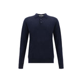Golden Goose Blue Fleece Wool Shirt