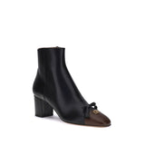 Valentino Garavani Black Goatskin Ankle Boots