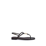 Fendi Multicolor Calf Leather Bos Taurus Flat Sandals