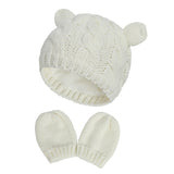 Children's Wool Knitted Ear Cap for Newborns (3-18 Months)