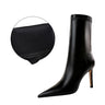 Pointed High-Heeled Sexy Short Boots for Women
