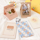 Cute Folding Makeup Mirror - Heart Desktop Design