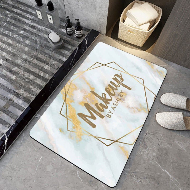 Bathroom Silicone Diatomaceous Water Absorbent Mat