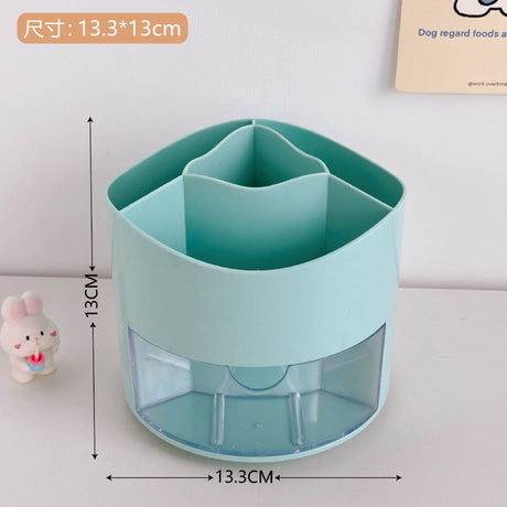 Large Capacity Rotating Pen Holder for Desk Organizer