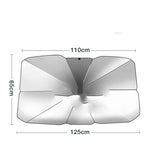 Car Sun Shade Umbrella - Titanium Silver