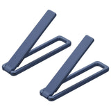 uxcell Thin Cell Phone Kickstand 2Pack Horizontal & Vertical Desk Stand Stick on Folding Phone Stand for Most Smartphones Tablets Dark Blue