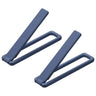 uxcell Thin Cell Phone Kickstand 2Pack Horizontal & Vertical Desk Stand Stick on Folding Phone Stand for Most Smartphones Tablets Dark Blue