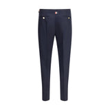 Thom Browne Blue Wool Casual Pants