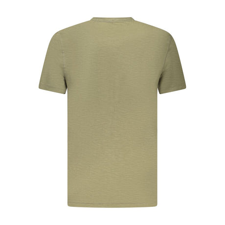 Hugo Boss Green Cotton Men T-Shirt