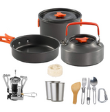 Outdoor Cooking Pot Set for Hiking and Camping