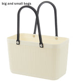 Plastic Storage Shopping Basket for Picnics