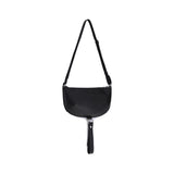 Courrèges Black Calf Leather Bos Taurus Shoulder Bag