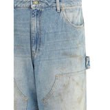 Golden Goose Blue Cotton Jeans Denim