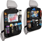 Oxford Cloth Anti-Kick Car Seat Back Storage Bag