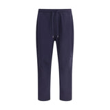 Brunello Cucinelli Blue Cotton Casual Pants