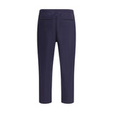 Brunello Cucinelli Blue Cotton Casual Pants