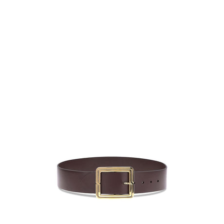 Etro Brown Calf Leather Bos Taurus Regular Belt