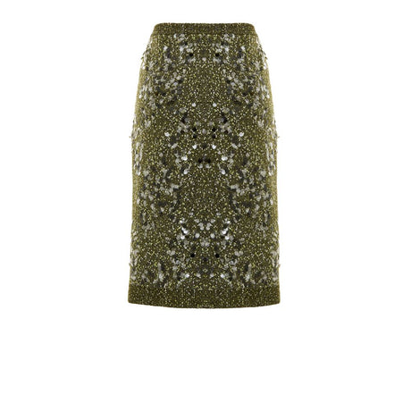 Gucci Green Viscose Mini Skirt