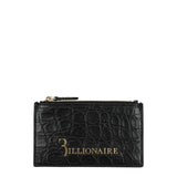 Billionaire Italian Couture Black Crocodile Cardholder