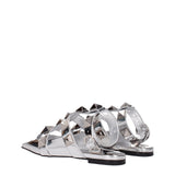 Valentino Garavani Gray Leather Sandals