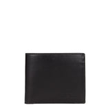 Testoni Black Leather Wallet