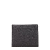 Testoni Black Leather Wallet