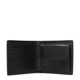 Testoni Black Leather Wallet