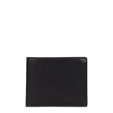 Testoni Black Leather Wallet