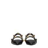 Valentino Garavani Black Leather Mules