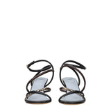Fendi Multicolor Leather Flat Sandals
