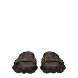 Valentino Garavani Brown Cotton Slippers
