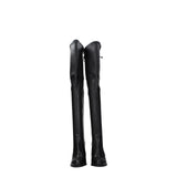 Stuart Weitzman Black Leather Over The Knee