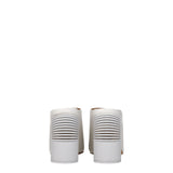 Off-White White Leather Platform Sandals