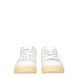 Jil Sander White Leather Low Top Sneakers
