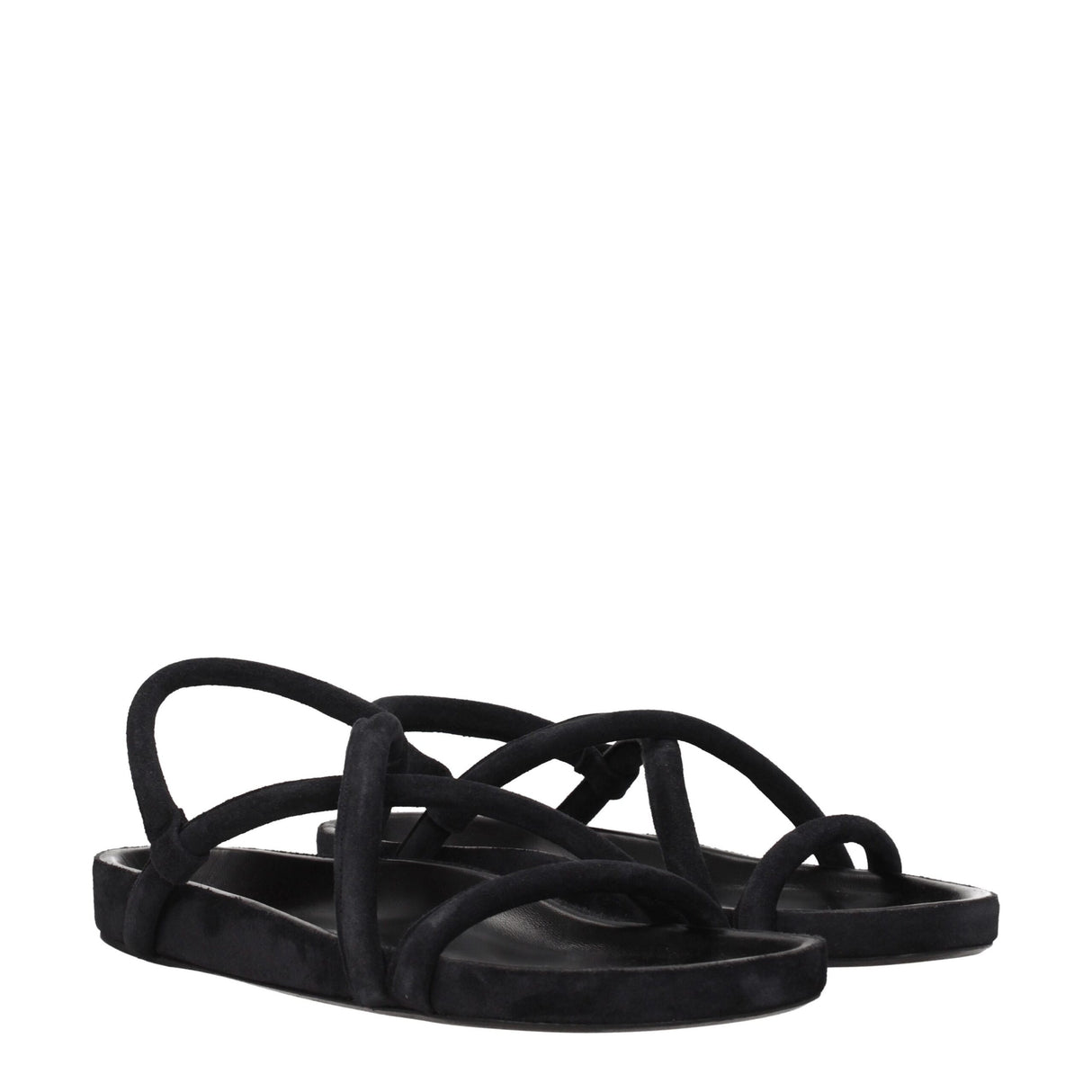 Isabel Marant Black Leather Sandals