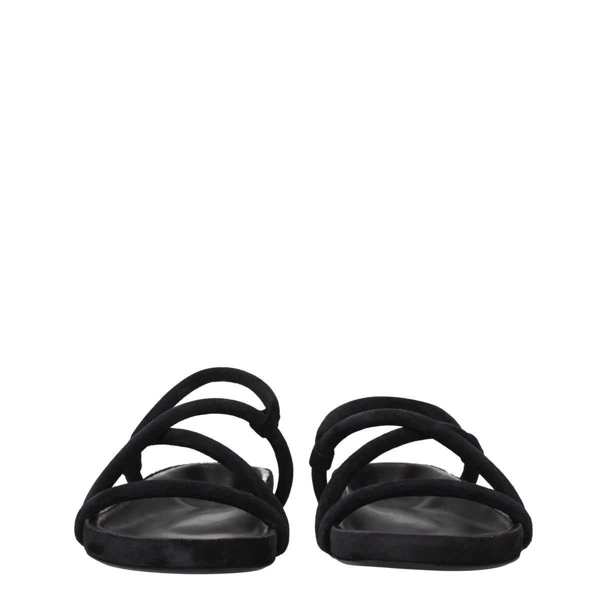 Isabel Marant Black Leather Sandals