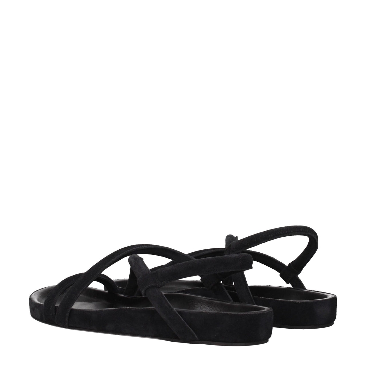 Isabel Marant Black Leather Sandals