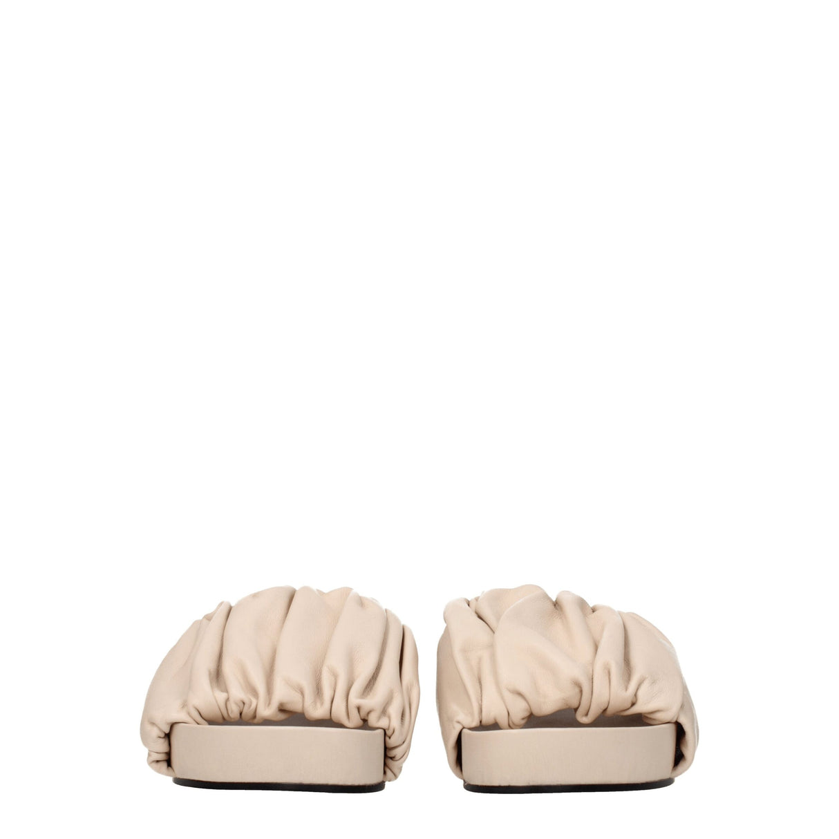 Jil Sander Pink Leather Slippers