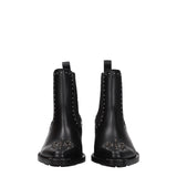 Chloé Black Leather Ankle Boots