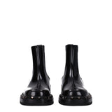 Valentino Garavani Black Leather Ankle Boots