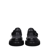 Max Mara Black Leather Oxfords And Derbies